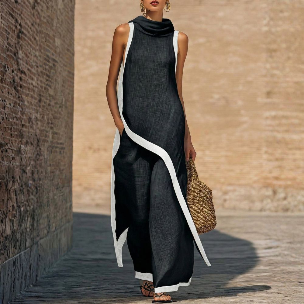 Leonor| Conjunto de Lino Elegante
