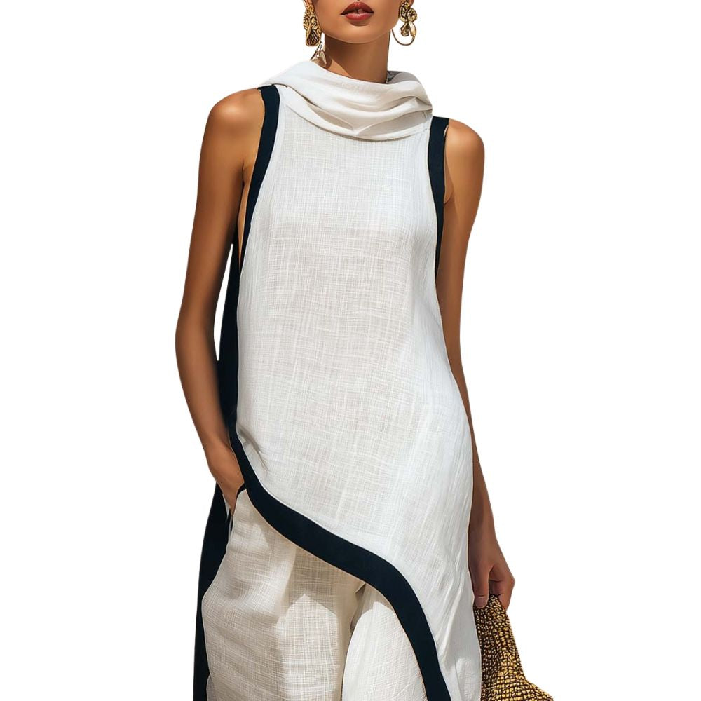Leonor| Conjunto de Lino Elegante