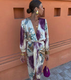Valeria | Vestido cruzado con escote en V