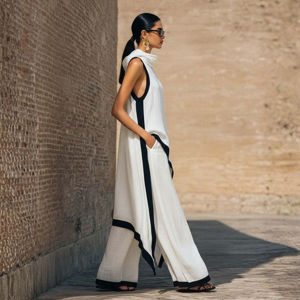 Leonor| Conjunto de Lino Elegante