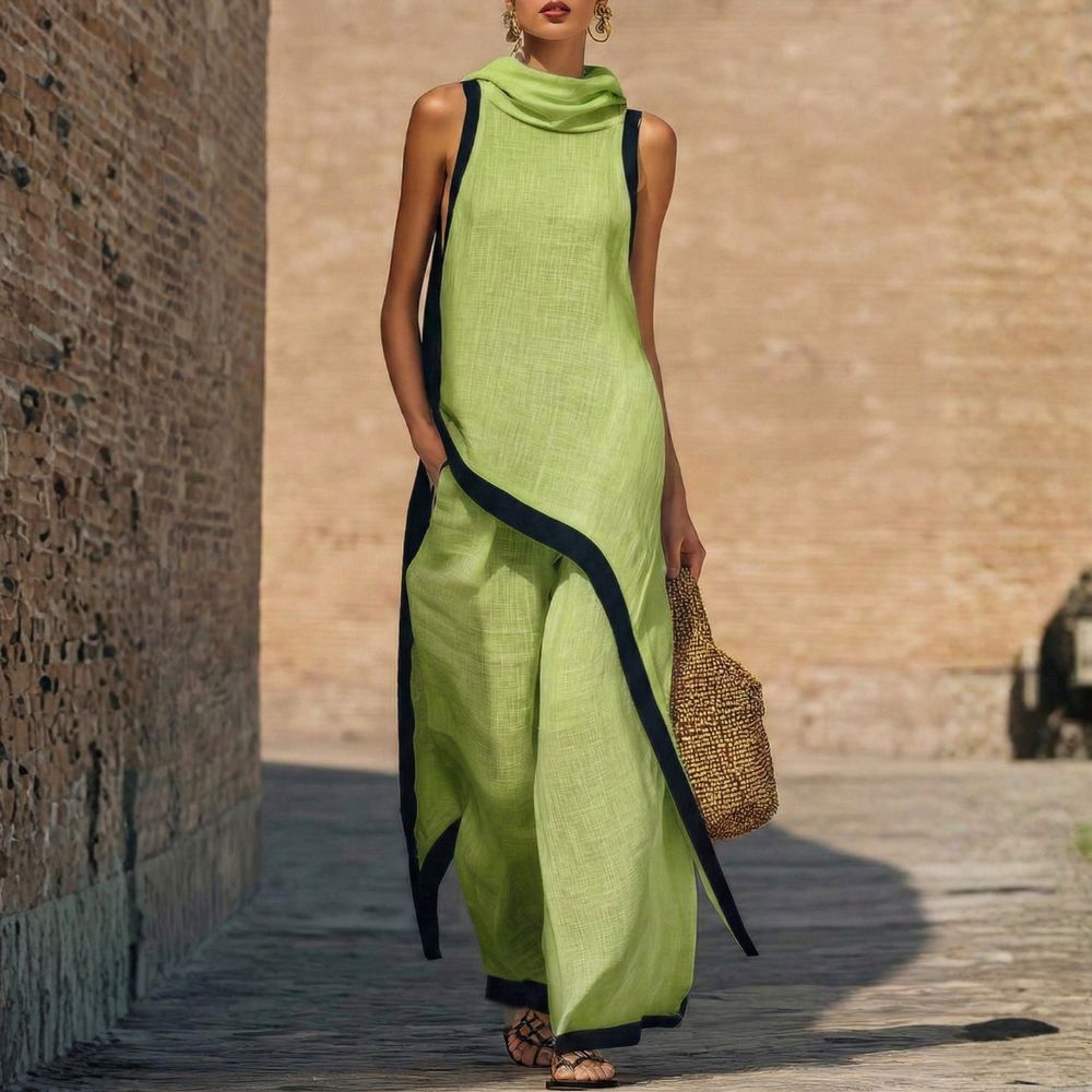Leonor| Conjunto de Lino Elegante