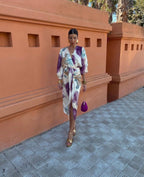 Valeria | Vestido cruzado con escote en V
