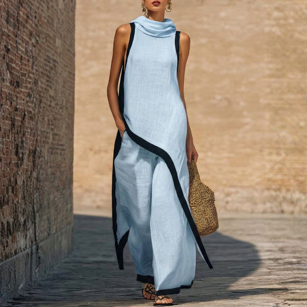 Leonor| Conjunto de Lino Elegante