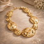 Amaya | Collar Dorado de Eslabones