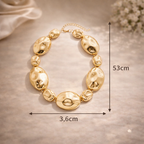 Amaya | Collar Dorado de Eslabones