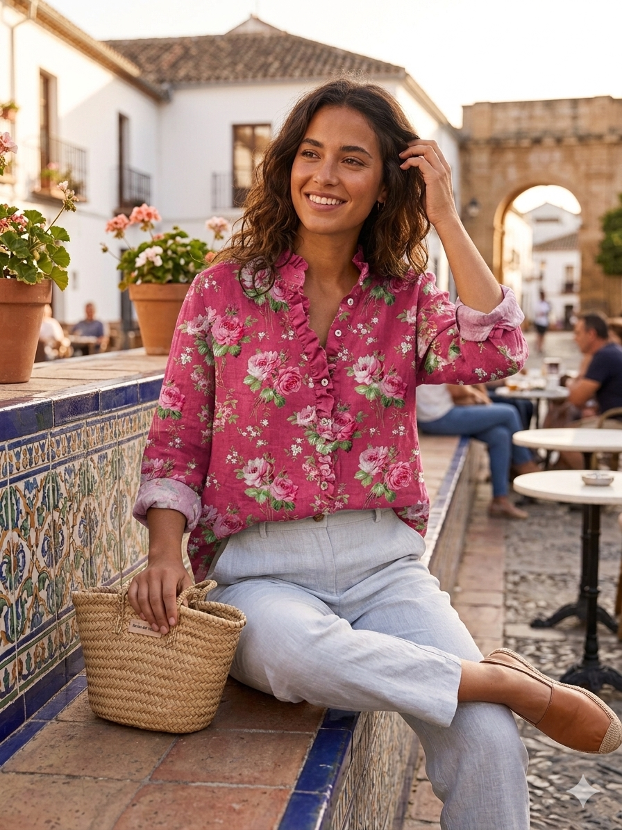 Alba | Blusa de flores