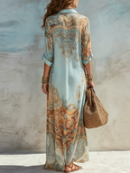 Lorea | Vestido Camisero Mediterraneo