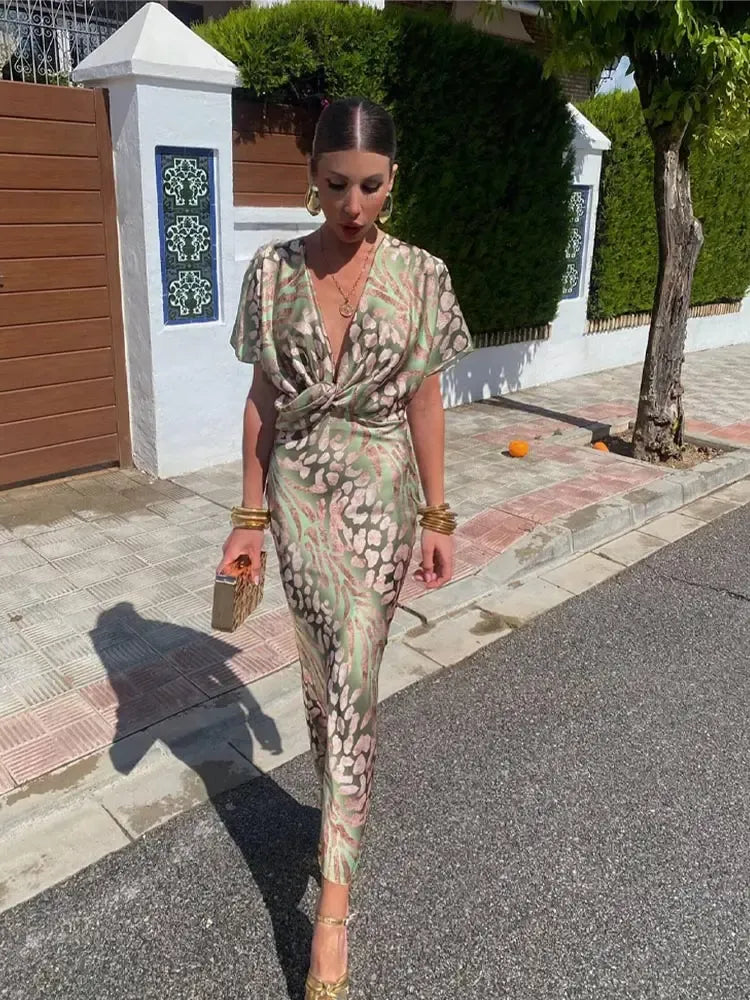 Clara | Vestido Midi color cobre